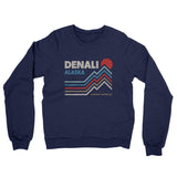 Denali Alaska Midweight French Terry Crewneck Sweatshirt-Navy-Allegiant Goods Co. Vintage Sports Apparel