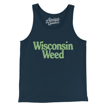 Wisconsin Weed Men/Unisex Tank Top-Allegiant Goods Co. Vintage Sports Apparel