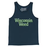 Wisconsin Weed Men/Unisex Tank Top-Allegiant Goods Co. Vintage Sports Apparel