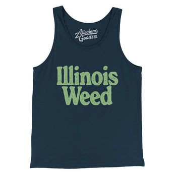 Illinois Weed Men/Unisex Tank Top-Allegiant Goods Co. Vintage Sports Apparel