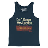 Don't Denver My Junction Men/Unisex Tank Top-Navy-Allegiant Goods Co. Vintage Sports Apparel