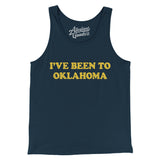 I've Been To Oklahoma Men/Unisex Tank Top-Allegiant Goods Co. Vintage Sports Apparel