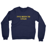I've Been To Utah Midweight French Terry Crewneck Sweatshirt-Allegiant Goods Co. Vintage Sports Apparel