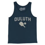 Duluth Pickleball Men/Unisex Tank Top-Navy-Allegiant Goods Co. Vintage Sports Apparel