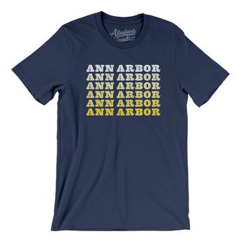 Ann Arbor Repeat Men/Unisex T-Shirt-Allegiant Goods Co. Vintage Sports Apparel