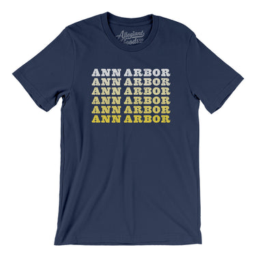 Ann Arbor Repeat Men/Unisex T-Shirt-Allegiant Goods Co. Vintage Sports Apparel