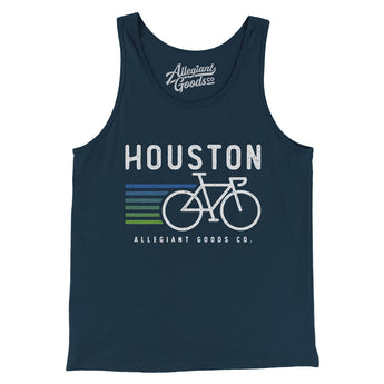 Houston Cycling Men/Unisex Tank Top-Allegiant Goods Co. Vintage Sports Apparel