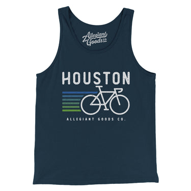 Houston Cycling Men/Unisex Tank Top-Allegiant Goods Co. Vintage Sports Apparel