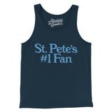 St Pete's Number 1 Fan Men/Unisex Tank Top-Allegiant Goods Co. Vintage Sports Apparel