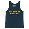 I've Been To Milwaukee Men/Unisex Tank Top-Navy-Allegiant Goods Co. Vintage Sports Apparel