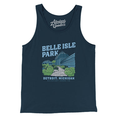 Belle Isle Park Men/Unisex Tank Top-Allegiant Goods Co. Vintage Sports Apparel