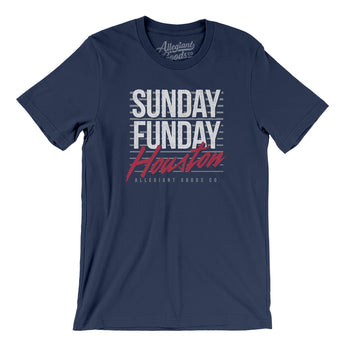 Sunday Funday Houston Men/Unisex T-Shirt-Allegiant Goods Co. Vintage Sports Apparel