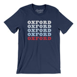 Oxford Repeat Men/Unisex T-Shirt-Navy-Allegiant Goods Co. Vintage Sports Apparel