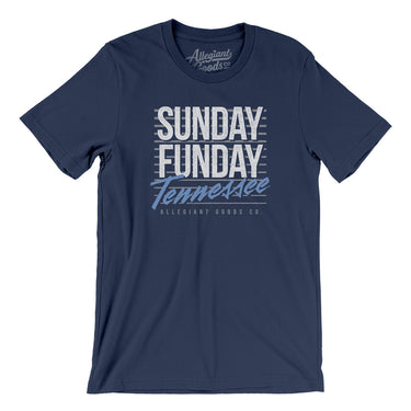 Sunday Funday Tennessee Men/Unisex T-Shirt-Allegiant Goods Co. Vintage Sports Apparel
