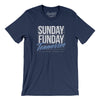 Sunday Funday Tennessee Men/Unisex T-Shirt-Navy-Allegiant Goods Co. Vintage Sports Apparel
