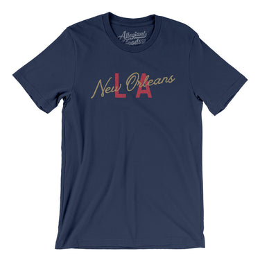 New Orleans La Overprinted Men/Unisex T-Shirt-Allegiant Goods Co. Vintage Sports Apparel