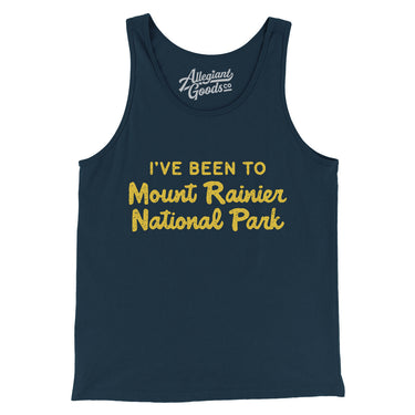 I've Been To Mount Rainier National Park Men/Unisex Tank Top-Allegiant Goods Co. Vintage Sports Apparel