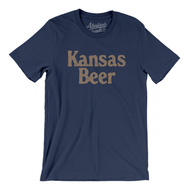 Kansas Beer Men/Unisex T-Shirt-Allegiant Goods Co. Vintage Sports Apparel