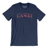 Actually It's Pronounced Lanai Men/Unisex T-Shirt-Navy-Allegiant Goods Co. Vintage Sports Apparel