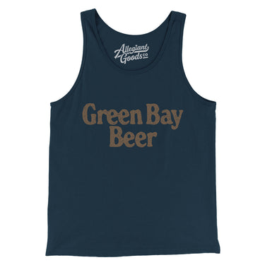 Green Bay Beer Men/Unisex Tank Top-Allegiant Goods Co. Vintage Sports Apparel