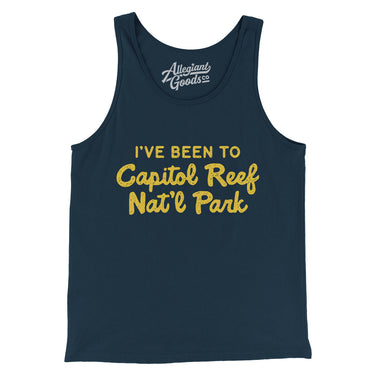 I've Been To Capitol Reef National Park Men/Unisex Tank Top-Allegiant Goods Co. Vintage Sports Apparel