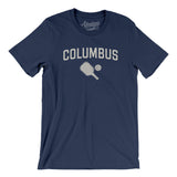 Columbus Pickleball Men/Unisex T-Shirt-Navy-Allegiant Goods Co. Vintage Sports Apparel