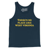 There's No Place Like West Virginia Men/Unisex Tank Top-Navy-Allegiant Goods Co. Vintage Sports Apparel