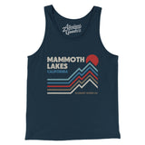 Mammoth Lakes California Men/Unisex Tank Top-Navy-Allegiant Goods Co. Vintage Sports Apparel