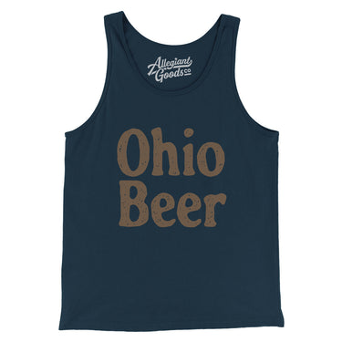 Ohio Beer Men/Unisex Tank Top-Allegiant Goods Co. Vintage Sports Apparel