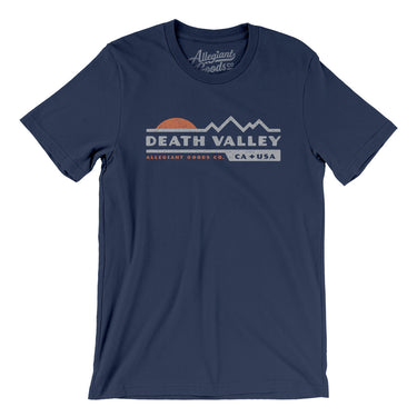 Death Valley Sunset Men/Unisex T-Shirt-Navy-Allegiant Goods Co. Vintage Sports Apparel