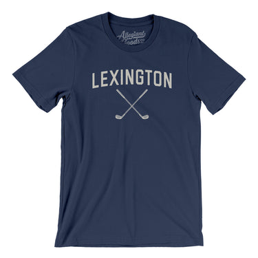 Lexington Golf Men/Unisex T-Shirt-Navy-Allegiant Goods Co. Vintage Sports Apparel