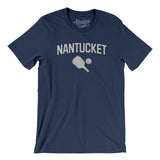 Nantucket Pickleball Men/Unisex T-Shirt-Navy-Allegiant Goods Co. Vintage Sports Apparel