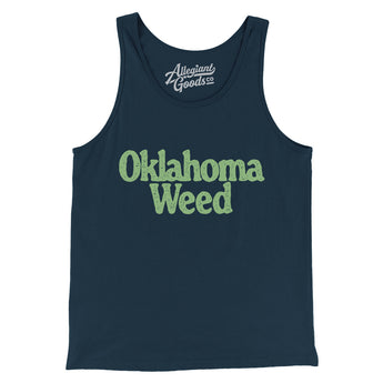Oklahoma Weed Men/Unisex Tank Top-Allegiant Goods Co. Vintage Sports Apparel