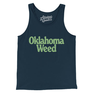 Oklahoma Weed Men/Unisex Tank Top-Allegiant Goods Co. Vintage Sports Apparel