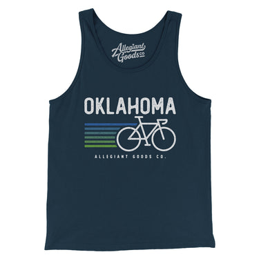 Oklahoma Cycling Men/Unisex Tank Top-Allegiant Goods Co. Vintage Sports Apparel