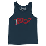Atlanta Pennant Men/Unisex Tank Top-Allegiant Goods Co. Vintage Sports Apparel