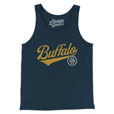 Buffalo Vintage Script Men/Unisex Tank Top-Allegiant Goods Co. Vintage Sports Apparel
