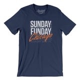Sunday Funday Chicago Men/Unisex T-Shirt-Allegiant Goods Co. Vintage Sports Apparel