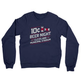10 Cent Beer Night Midweight French Terry Crewneck Sweatshirt-Allegiant Goods Co. Vintage Sports Apparel