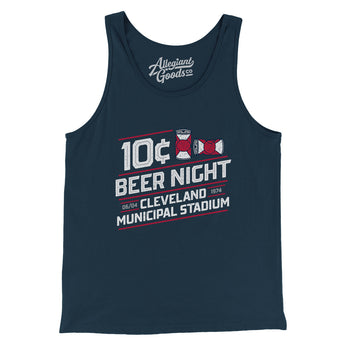 10 Cent Beer Night Men/Unisex Tank Top-Allegiant Goods Co. Vintage Sports Apparel