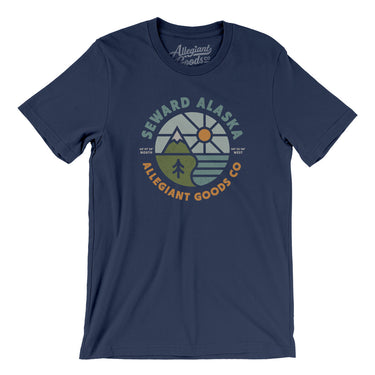 Seward Alaska Retro Badge Men/Unisex T-Shirt-Allegiant Goods Co. Vintage Sports Apparel