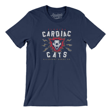 Florida Cardiac Cats Men/Unisex T-Shirt-Allegiant Goods Co. Vintage Sports Apparel