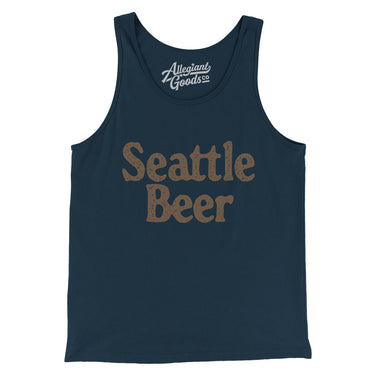 Seattle Beer Men/Unisex Tank Top-Allegiant Goods Co. Vintage Sports Apparel