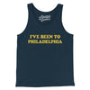 I've Been To Philadelphia Men/Unisex Tank Top-Navy-Allegiant Goods Co. Vintage Sports Apparel