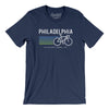 Philadelphia Cycling Men/Unisex T-Shirt-Navy-Allegiant Goods Co. Vintage Sports Apparel