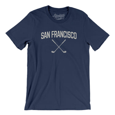 San Francisco Golf Men/Unisex T-Shirt-Navy-Allegiant Goods Co. Vintage Sports Apparel