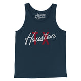 Houston Tx Overprinted Men/Unisex Tank Top-Allegiant Goods Co. Vintage Sports Apparel