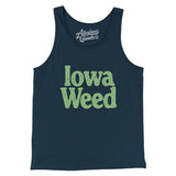 Iowa Weed Men/Unisex Tank Top-Navy-Allegiant Goods Co. Vintage Sports Apparel
