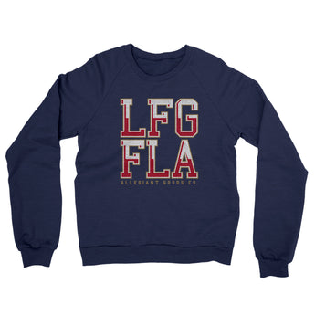 Lfg Fla Midweight French Terry Crewneck Sweatshirt-Allegiant Goods Co. Vintage Sports Apparel