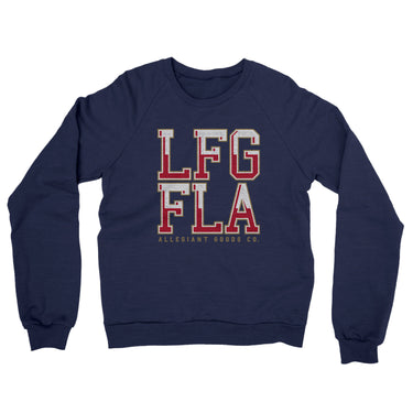 Lfg Fla Midweight French Terry Crewneck Sweatshirt-Allegiant Goods Co. Vintage Sports Apparel